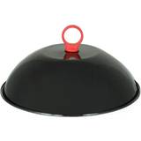 BBQ Lids Charcoal Companion CC5169 Enameled Grill Dome with Silicone