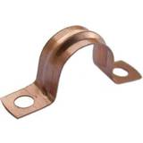 Waste-pipes Oracstar Saddle Pipe Clips Copper 22mm (Pack 6)