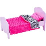 Teamson Kids Olivias Little World Little Princess Single Bed Pink Bedding SetZebra