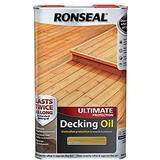 Ronseal ultimate protection decking oil 5l natural Ronseal Ultimate Protection Decking Oil Natural 5L