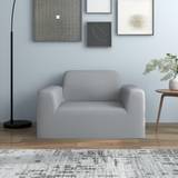 vidaXL Stretch Couch Slipcover Loose Sofa Cover Grey