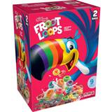 Kellogg's Froot Loops Cereal 43.6 Total Ounce Two Bag Value