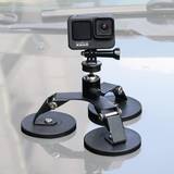 Magnetic Action Camera Mount for GoPro, Heavy Duty Metal Car Magnetic Camera Mount with 360 Degree