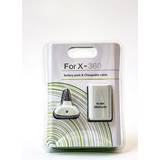 Xbox play and charge kit Old Skool Xbox 360 Play & Charge Kit Battery and Charging cable -White