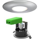 WiZ 4lite Connected Gu10 Smart Bulb With Chrome Downlight IP20