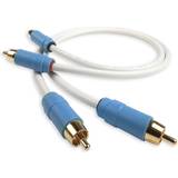 RCA Cables - White Chord C-Line 2RCA-2RCA 0.5m