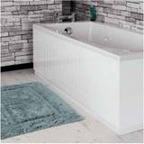 Ceramica Modern Tongue & Groove White Front Bath Panel 1700mm Adjustable Plinth