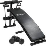 Exercise Benches & Racks tectake Sit-Up Bench Cuttler 6 adjustable angles & accessories