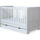 Height Adjustable Base Cots Ickle Bubba Pembrey Cot Bed & Under Drawer