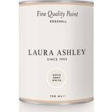 Laura Ashley White - Wood Paints Laura Ashley Eggshell Dove Wood Paint Grey, White 0.75L