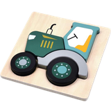 Magni Classic Jigsaw Puzzles Magni Træ-puslespil Traktor