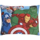 Red Cushions Kid's Room Marvel Avengers Fight The Foes Blue, Red, Green Hulk, Iron Thor, Captain America Super Soft Toddler