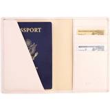 ROYCE New York Passport Wallet Blush Pink - Blush Pink