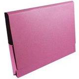 Pink Wallets & Key Holders Exacompta Guildhall Legal Wallet Manilla 356x254mm Full Flap 315gsm Pink Pack