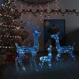 vidaXL Acrylic Reindeer Family Christmas Lamp