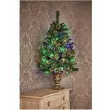 Premier Decorations 4ft Pre-Lit Needle Pine Christmas Tree