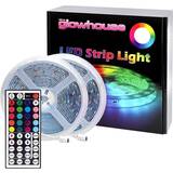 Remote Control String Lights The Glowhouse RGB LED String Light 150 Lamps
