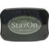 Imagine StazOn Solvent Ink Pad-Olive Green