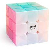 D-FantiX Qiyi Jelly Speed Cube 3x3 Qiyi Warrior W 3x3x3 Stickerless Cube Puzzle Toy