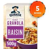 Cereal, Porridge & Oats 5 Quaker Oat Raisin Granola 500g