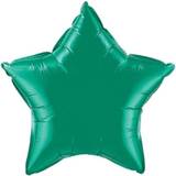 Letter Balloons Qualatex 20" Emerald Green Star Foil Balloon