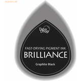 Imagine Brilliance Dew Drop Pigment Ink Pad-Graphite Black