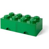 Lego storage brick 8 Lego Room Copenhagen Storage Brick Drawer 8 Dark Green