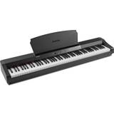 Full size music keyboard Alesis Recital Grand 88 Key Digital Piano with Full Size Graded Hammer Action Weighted Keys, Multi-Sampled Sounds, Speakers, FX and 128 Polyphony