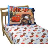 Polyester Sheets Disney Cars Team Lightning McQueen 2 Pack Super Soft Fitted Toddler Sheet