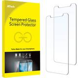 JeTech Tempered Glass Film Screen Protector for iPhone XR/11 2-Pack
