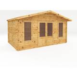 Small Cabins Mercia 5m 3m Corner Log Cabin 44mm (Building Area )