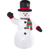 Beliani Christmas Inflatable LED Snowman 200 cm White RUKA