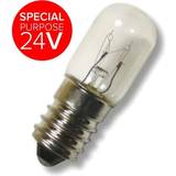 Schiefer Lighting 3W 16x43mm Miniature E14 24V Dimmable Warm White Clear