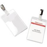 Office Depot Label Makers & Labeling Tapes Office Depot Standard Name Badge with Clip Portrait