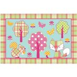 Rugs Country Club Forest Glaze Pink Green Duck Egg Playroom