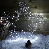 SnowTime 60cm Silver Star Christmas Lamp