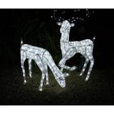LED Christmas Lights Stag & Doe Reindeer Set Up Reindeer Christmas Lamp