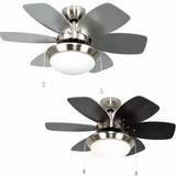 Ceiling Fans MiniSun Fan With Light Remote Control 3 Speed