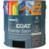 Zinsser Black Paint Zinsser AllCoat Solvent Based Exterior Satin 1 Black