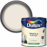 Paint Dulux Almond Silk Emulsion Wall Paint White 2.5L