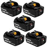 Makita Batteries & Chargers Makita 5 X Genuine BL1850 18V 5.0Ah Li-Ion LXT Battery