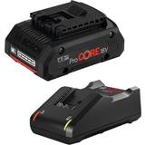 Bosch Battery Chargers Batteries & Chargers Bosch 1600A016GB ProCORE GBA 18v 4.0Ah Lithium Ion Battery & Charger Kit