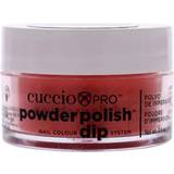 Cuccio Pro Powder Polish Nail Colour Dip System - Red with Orange Undertones