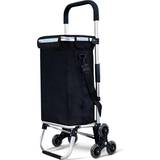 Wheels Bags Vounot Folding Shopping Trolley - Black