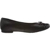 Children's Shoes Clarks Girl's Scala Bloom School Shoes - Black Leather
