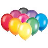 Unique Party 12" Latex Crystal Assorted Colour Balloons, Pack of 50