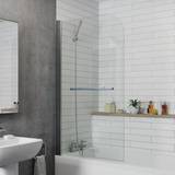 Modern Bathroom Bath Shower Screen