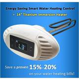 P.i.l Energy Saving Smart Water Heating Control 14' Titanium 3kw Immersion Heater Cotherm