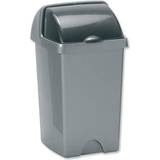 Waste Disposal Addis 50L Roll Top Bin, Grey