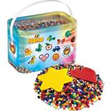 Hama 10, 000 Beads and 2 Coloured Pegboards Bucket